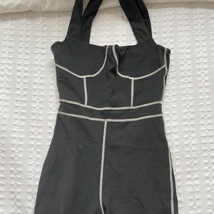 WeWoreWhat Corset Piped Bodysuit Size Small